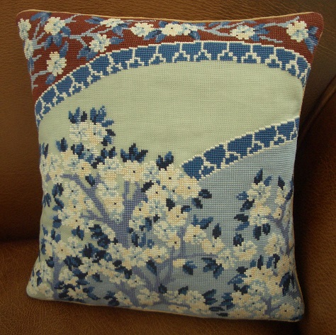 Cross stitch cushion